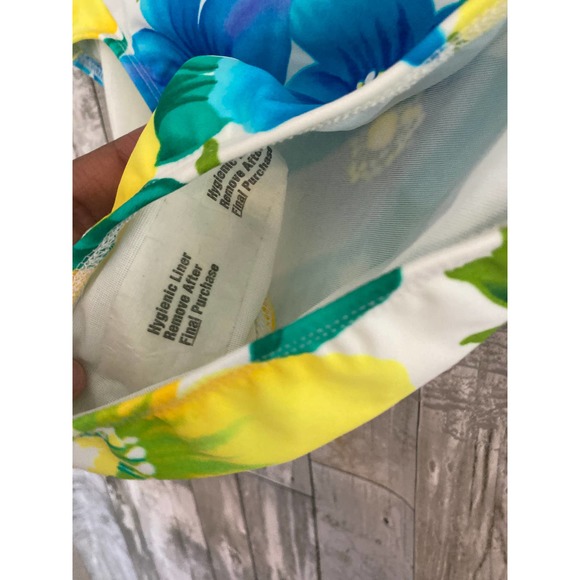 NWT Jones new york floral 3 piece swimsuit 14 - Picture 8 of 10